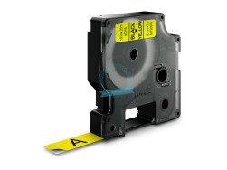 Standardowe taśmy D1 - 12mm x 7m CZARNY/ŻÓŁTA