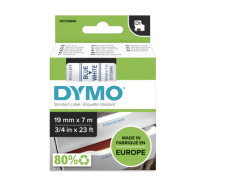 Standardowa taśma Dymo D1 - 19mm x 7m - niebieski/biała (S0720840)