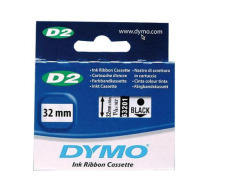 Taśma Dymo D2 32mm biała/czarna