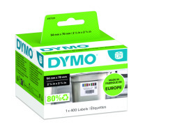 Etykieta Dymo rotacji (7 kolorów: inne dni tyg.) - 70 x 54 mm, biała