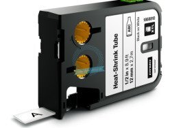 RHINO XTL rurka termokurczliwa ciągła 12 mm x 2,7 m - czarna na białym