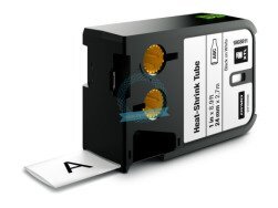 RHINO XTL rurka termokurczliwa ciągła 24 mm x 2,7 m - czarna na białym