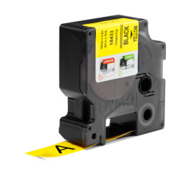 Taśma Winylowa z trwałym klejem Dymo Rhino 19mm x 5,5m - żółta