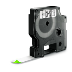 Standardowa taśma Dymo D1 - 12mm x 7m - czarny/biała (S0720530)