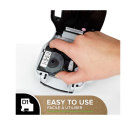 Standardowa taśma Dymo D1 - 12mm x 7m - czarny/biała (S0720530)