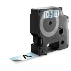 Standardowa taśma Dymo D1 - 19mm x 7m - czarny/przezroczysta (S0720820)