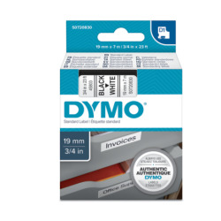 Standardowa taśma Dymo D1 - 19mm x 7m - czarny/biała (S0720830)