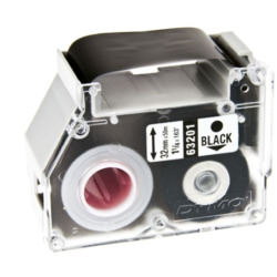 Taśma Dymo D2 32mm biała/czarna