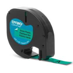 Taśma plastikowa Dymo LetraTAG 12mm x 4m - zielona