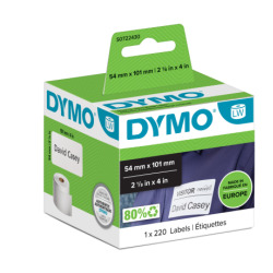 Identyfikator transportowy imienny 101mm x 54mm - biały