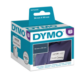 Identyfikator transportowy imienny 101mm x 54mm - biały