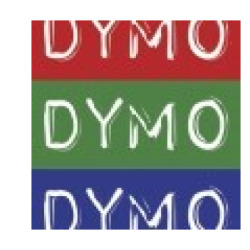 Taśma do wytłaczarek Dymo 3D tłoczona MIX, 3 rolki, 9mm x 3m