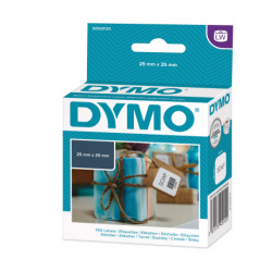 Etykiety Dymo uniwersalne kwadratowe 25 × 25 mm