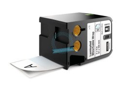 RHINO XTL laminowane opaski na kable i przewody 51 mm x 102 mm - czarne na białym