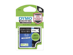 Taśma Dymo D1 Durable - 12mm x 5,5m - czarny/biała