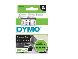 Standardowa taśma Dymo D1 - 9mm x 7m - czarny/żółta (S0720730)